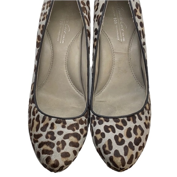 Kenneth Cole Animal Print & Calf Hair Heels - Picture 7 of 11